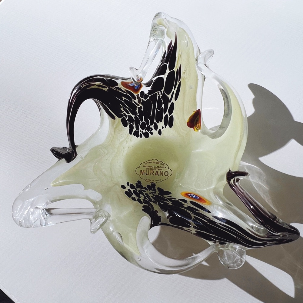 Italian Glass Jewelry dish